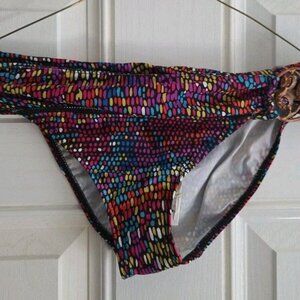 Trina Turk Womens Bikini Bottom Size XS Mulitcolored Dot Pattern